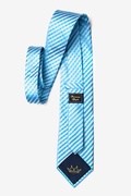 Spring Plaid Turquoise Extra Long Tie Photo (1)