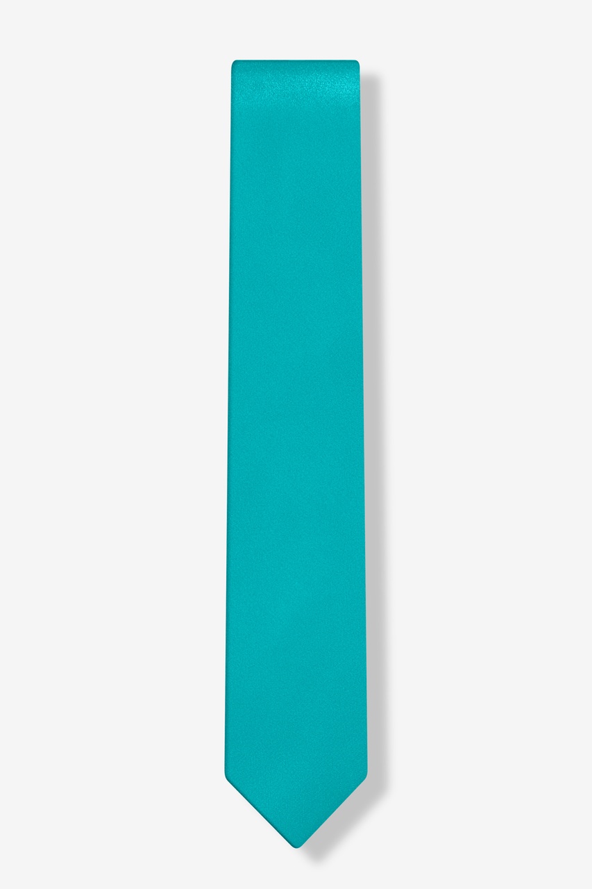 Turquoise 2" Skinny Tie Photo (1)