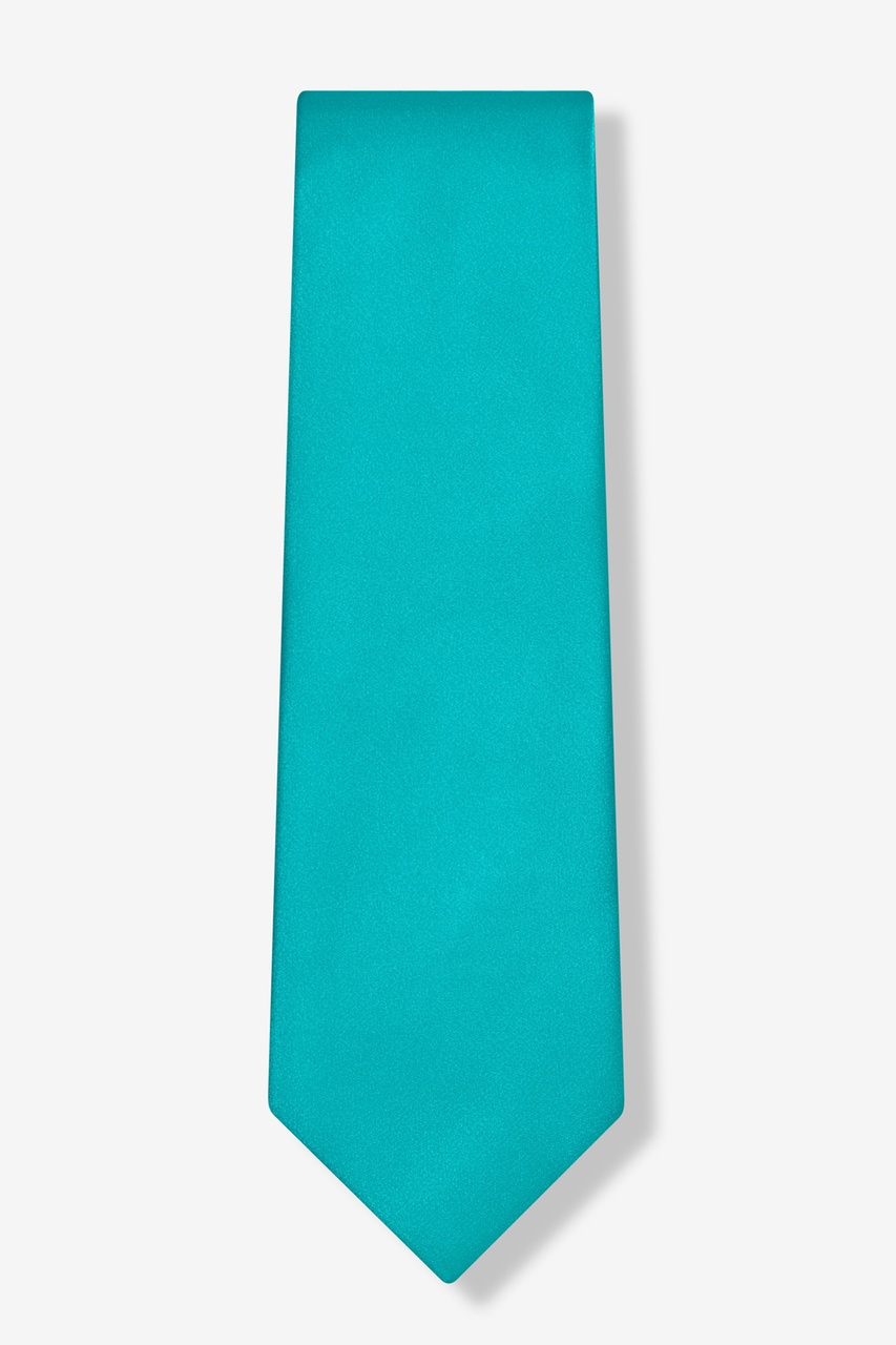 Turquoise Extra Long Tie Photo (1)