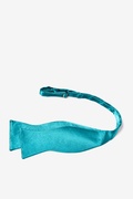 Turquoise Self-Tie Bow Tie Photo (2)