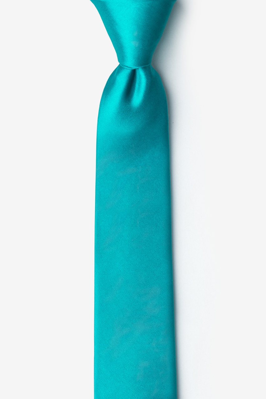 Turquoise Tie For Boys Photo (0)