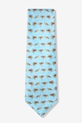 Turtles & Bubbles Turquoise Tie Photo (1)