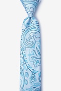 Walker Turquoise Skinny Tie Photo (0)