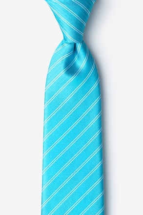 _Yapen Turquoise Extra Long Tie_