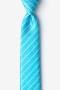 Yapen Turquoise Skinny Tie Photo (0)