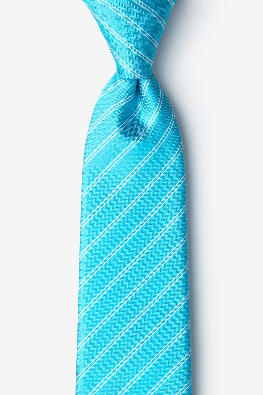 Turquoise Silk Yapen Tie | Ties.com