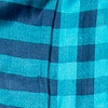 Turquoise Picnic Check Scarf