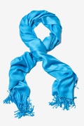 Turquoise Pashmina Scarf Photo (2)