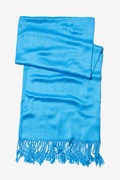 Turquoise Pashmina Scarf Photo (4)