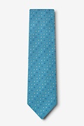 Turquoise Antwerp Polka Dot Tie Photo (1)