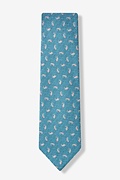 Turquoise Bucharest Paisley Tie Photo (1)