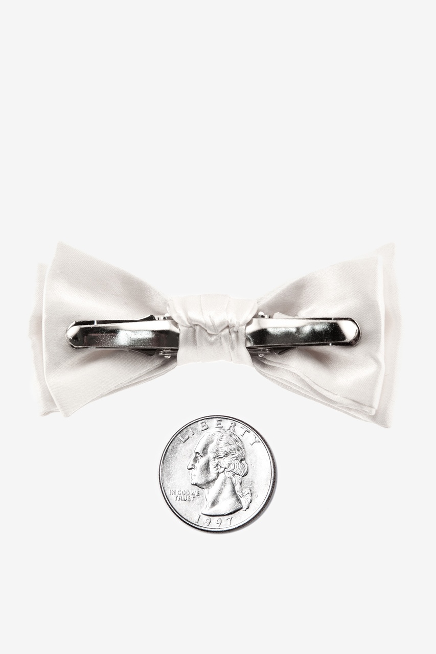Wedding Day White Bow Tie For Infants Photo (1)