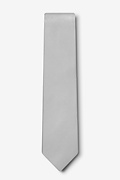 Wedding Silver 2.25" Skinny Tie Photo (1)