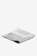 Wedding Silver Pocket Square Photo (1)