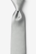 Wedding Silver Tie For Boys Photo (0)