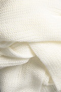 White Kingston Knit Scarf Photo (1)