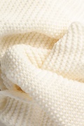 White Liverpool Knit Scarf Photo (1)