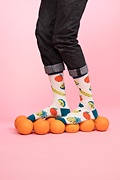 Alynn® X Jordan Sondler Fruit White Sock Photo (1)