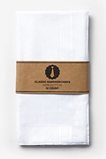 12 Pack Classic White Handkerchief Photo (0)