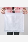 3 Pack Classic White Handkerchief Photo (2)