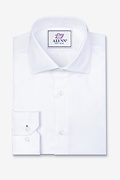 Aiden Cutaway Collar White Dress Shirt Photo (0)