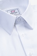 Aiden Point Collar White Dress Shirt Photo (4)