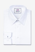 Aiden Point Collar White Dress Shirt Photo (0)