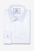 Aiden Spread Collar White Dress Shirt Photo (0)