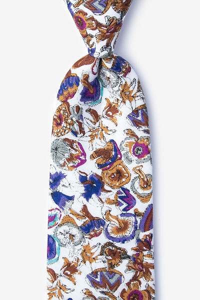 White Cotton Angelo Tie