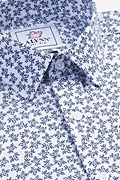 Brooks Floral White Casual Shirt Photo (3)