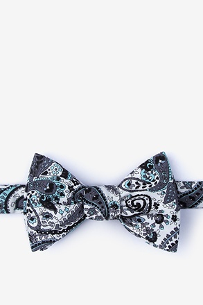 Gannon White Self-Tie Bow Tie