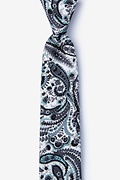 Gannon White Skinny Tie Photo (0)