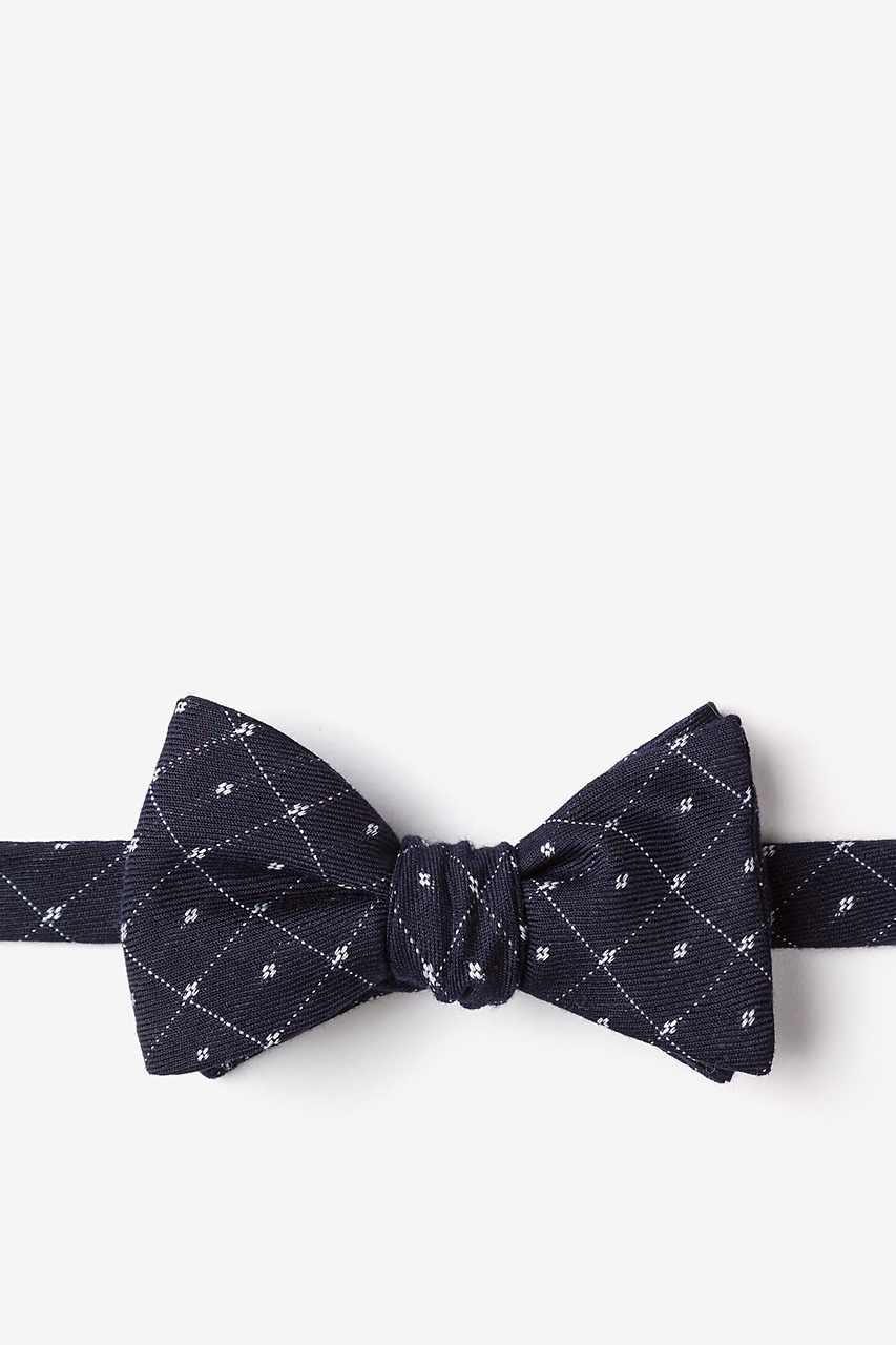 White Cotton Gresham Self-Tie Bow Tie | Ties.com