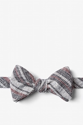 _Katy White Self-Tie Bow Tie_