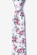 Kew White Skinny Tie Photo (0)