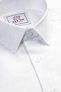 Oliver Herringbone White Dress Shirt Photo (3)