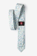 Prescott Floral White Skinny Tie Photo (1)