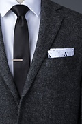 San Diego White Pocket Square Photo (1)