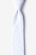 Tacoma White Skinny Tie Photo (0)
