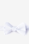 Teague White Self-Tie Bow Tie Photo (0)