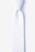 Teague White Skinny Tie Photo (0)