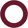 White Linen Maroon Edged Linen