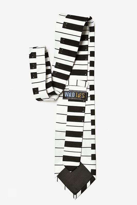For Men Fashion Black /& White Music Tie Skinny Tie Piano Keyboard Necktie