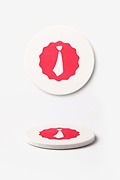 Ties.com Ceramic White Coaster Photo (0)