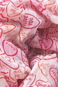 Candy Hearts White Scarf Photo (0)