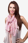 White Candy Hearts Scarf Photo (1)