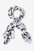 Cross White Scarf Photo (0)