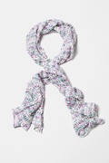 White NY Glamour Scarf Photo (2)