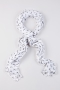 White Reindeer Scarf Photo (1)