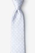 Boracay White Extra Long Tie Photo (0)